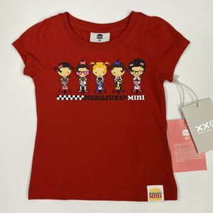 Harajuku Mini 4 Target Red Graphic T-Shirt 2T NWT